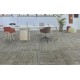 Office carpet tiles calculated per square meter 100*100 Vienna in 3 different colors