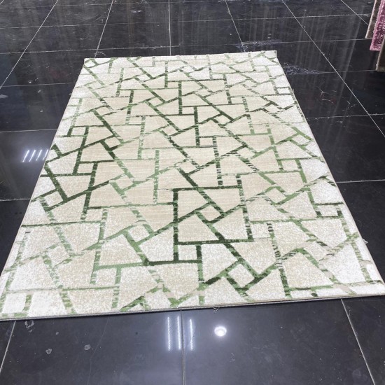 Turkish rugs platinum-084 beige with green