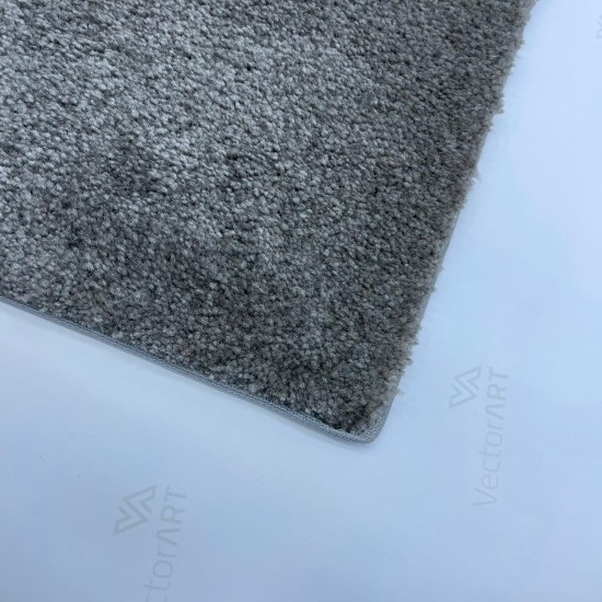 Plain thick diamond carpeting of excellent quality suitable for all rooms gray color N537