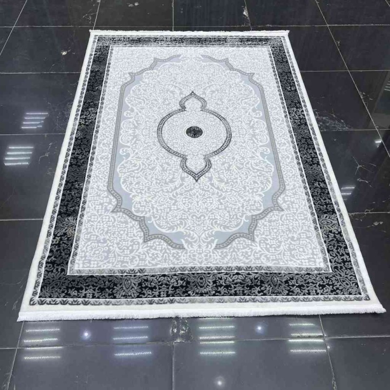 Turkish Victoria carpet 9196 black color size 100*200