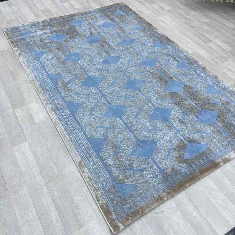 سجاد فيستا تركي 7851D سماوي مقاس 120*170
