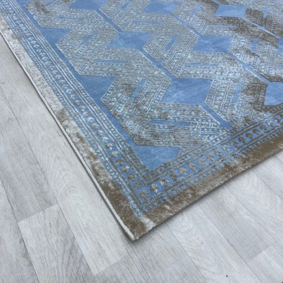 Turkish Vista carpet 7851D cyan size 150*230