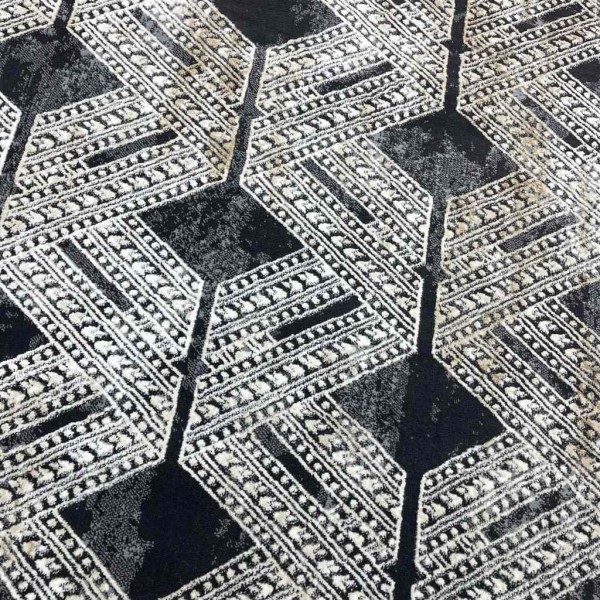 Vista Turkish Carpet 7851D Black Size 150*230
