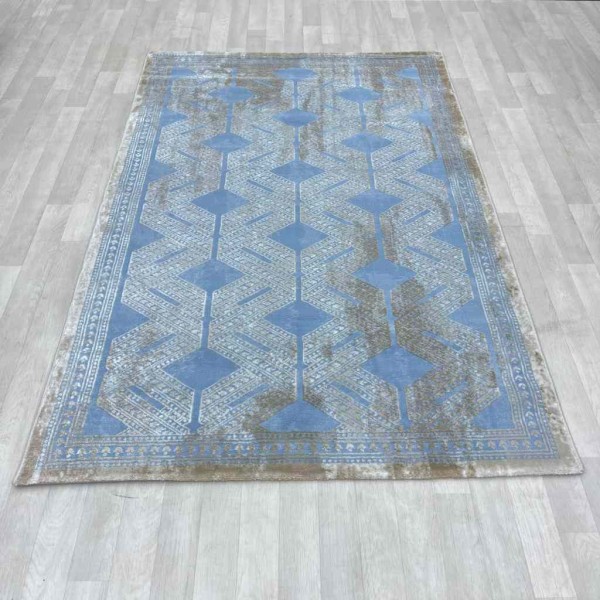 Turkish Vista carpet 7851D cyan size 120*170