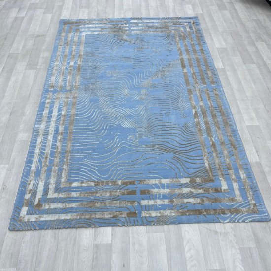 Vista Turkish Carpet 8204A Cyan Size 120*170