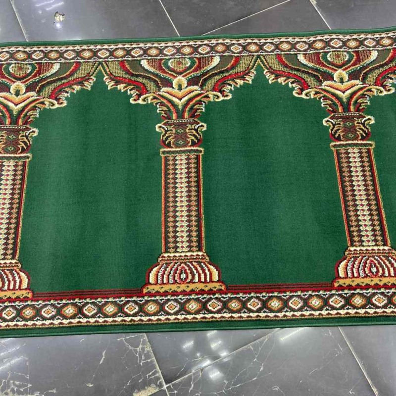 سجاد صلاة محراب وطني SC116 اخضر مقاس 120*950 سم