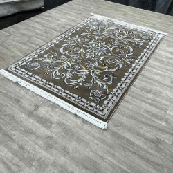 سجاد تركي نقشه فرنسي 100 بني مقاس 400*500