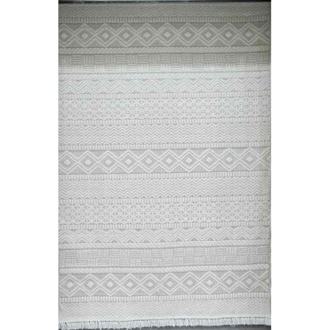 Majestic Turkish Burlap Rug 08642B ivory Size 300*400