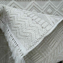 سجاد خيش ماجستيك تركي 08642B ايفوري مقاس 300*400