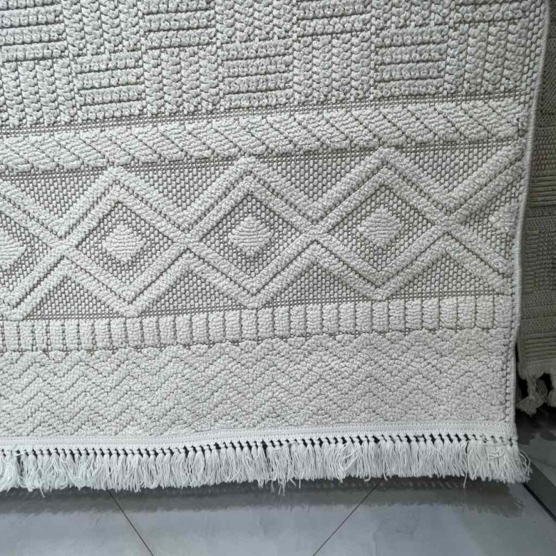 سجاد خيش ماجستيك تركي 08642B ايفوري مقاس 200*300