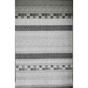 Majestic Turkish Burlap Rug 08642B gray Size 150*220
