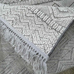 سجاد خيش ماجستيك تركي 08642B رصاصي مقاس 300*400