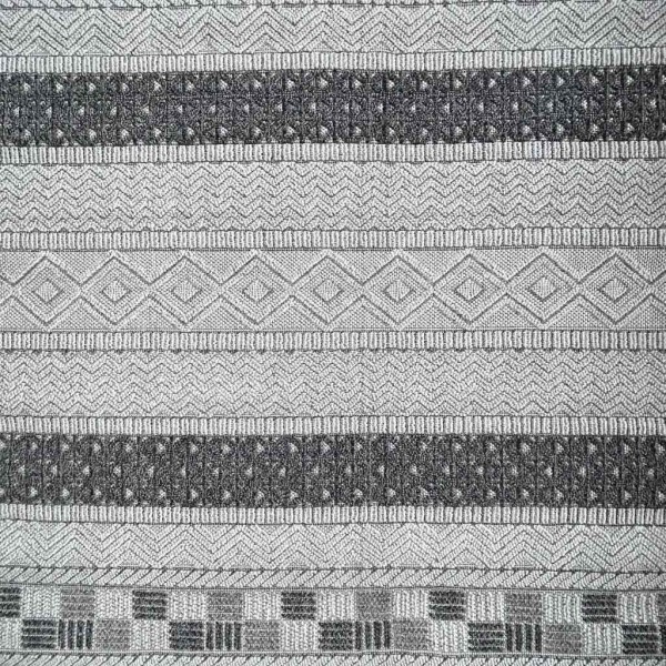 Majestic Turkish Burlap Rug 08642B gray Size 50*80