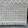 Majestic Turkish Burlap Rug 08656B ivory Size 100*300