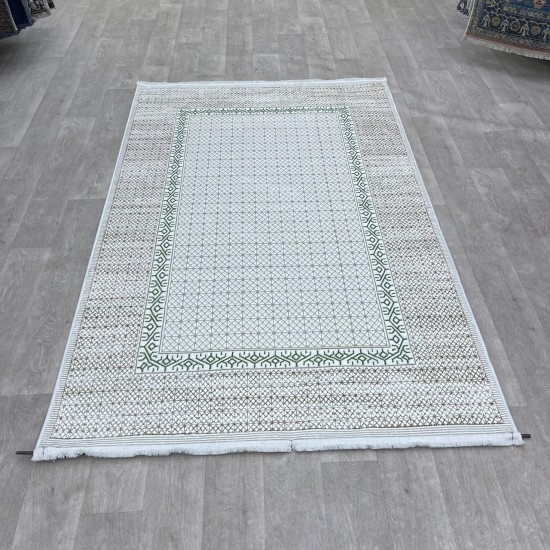 Turkish carpet Rana Turkish 1102A cream green size 200*300