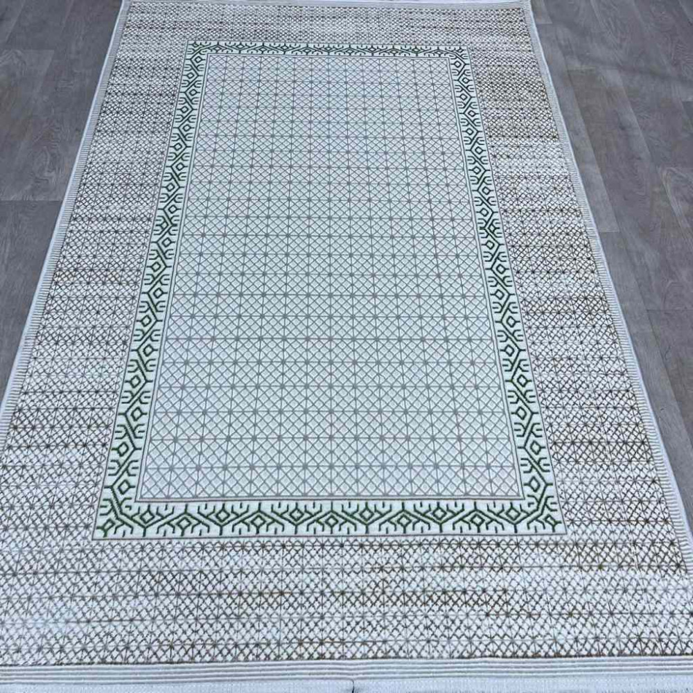 سجاد تركي رانا تركي 1102A كريم اخضر مقاس 200*300 سجاد تركي رانا تركي 1102A كريم اخضر مقاس 200*300