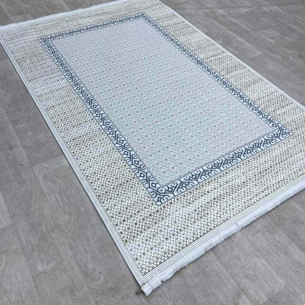 سجاد تركي رانا تركي 1102A كريم رصاصي مقاس 200*300 سجاد تركي رانا تركي 1102A كريم رصاصي مقاس 200*300