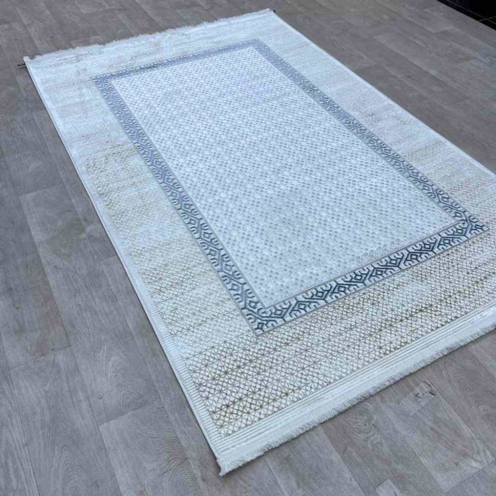 سجاد تركي رانا تركي 1102A كريم رصاصي مقاس 200*300 سجاد تركي رانا تركي 1102A كريم رصاصي مقاس 200*300