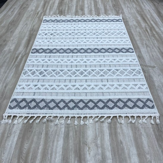 Turkish unique carpet OE601B gray cream size 300*400