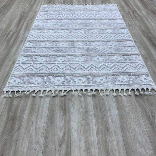 Turkish unique carpet OE618A cream beige size 50*80