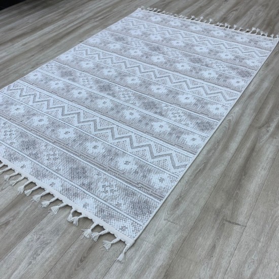 Turkish unique carpet OE618A cream beige size 80*150