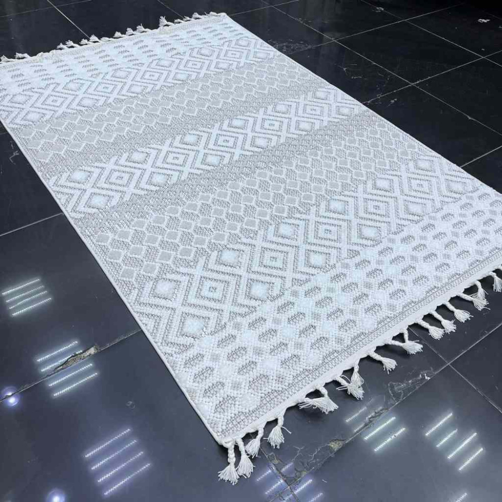 سجاد خيش برسيكتيو تركي OE624A كريم بيج مقاس 80*150 سجاد خيش برسيكتيو تركي OE624A كريم بيج مقاس 80*150