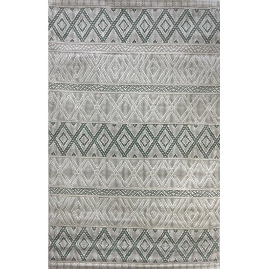 Bulgarian Rewa Carpet 8280 Cream Green Size 50*80