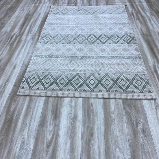 Bulgarian Rewa Carpet 8280 Cream Green Size 100*300