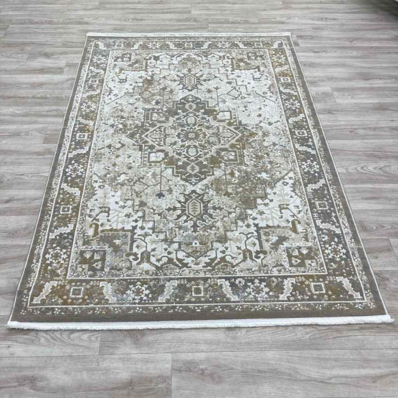 سجاد اناقة تركي H029CD بني بيج مقاس 80*150