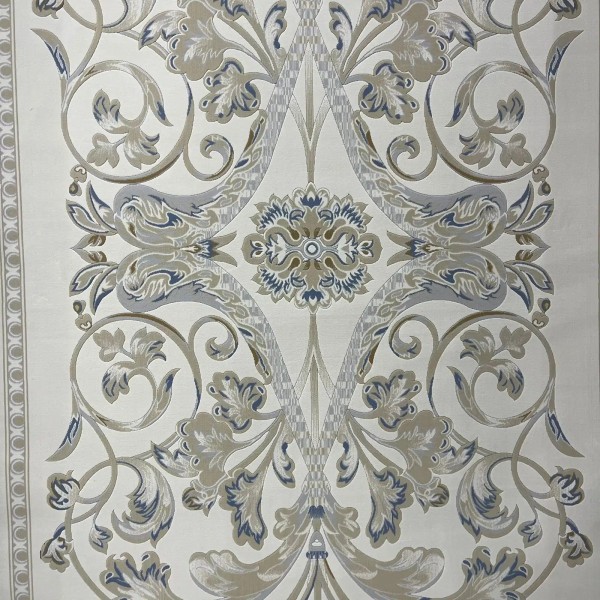 Turkish rug elegant French pattern SRC24A cream gray size 150*220