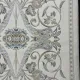 سجاد تركي اناقة نقش فرنسي SRC24A كريم رصاصي مقاس 80*150