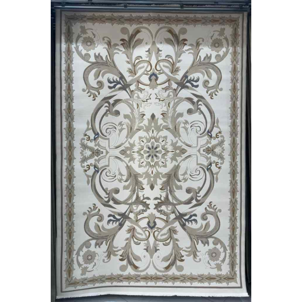 سجاد تركي اناقة نقش فرنسي تركي 384 كريم مقاس  200*300