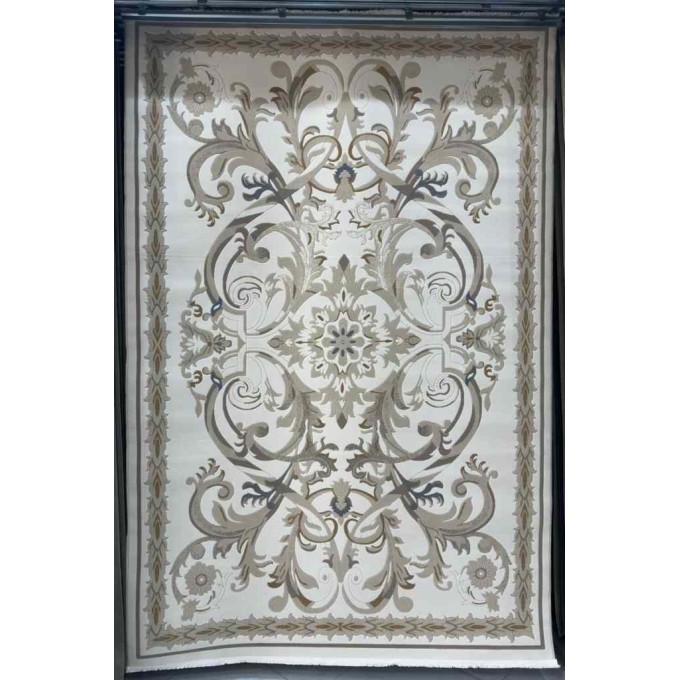 Turkish carpet elegance French Turkish engraving 384 cream size 250*350