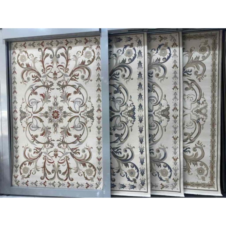 Turkish carpet elegance French Turkish engraving 384 cream size 250*350