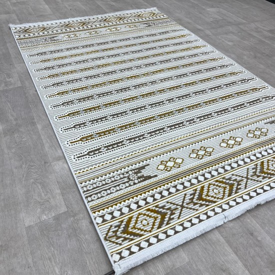 Turkish carpet AryaTurkish 1143A cream gold size 150*220