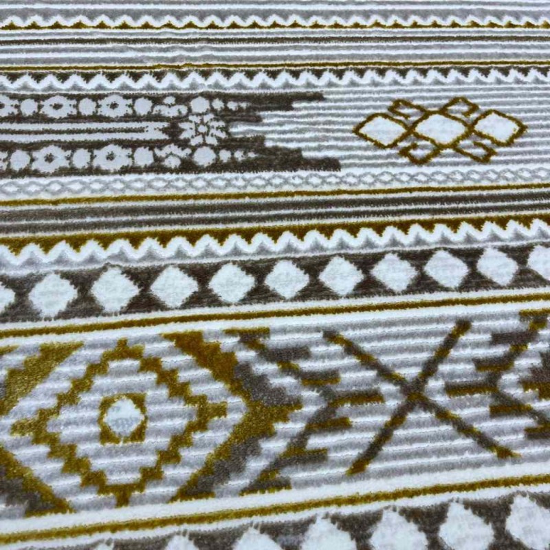 سجاد تركي رانا تركي 1143A  كريم ذهبي مقاس 150*220