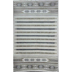 سجاد تركي رانا تركي 1143A كريم رصاصي مقاس 150*220