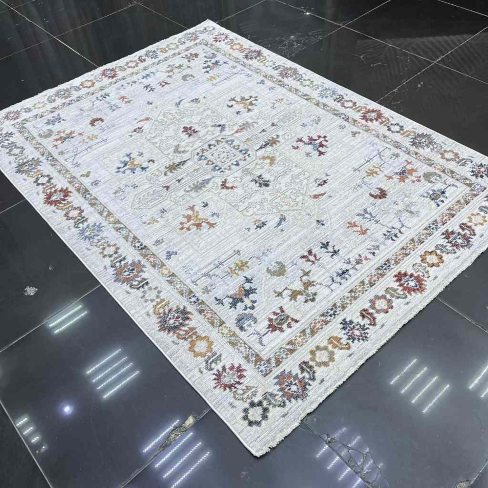 سجاد بوهيمي كريستال تركي DG198A لون كريم كريم مقاس 80*150 سجاد بوهيمي كريستال تركي DG198A لون كريم كريم مقاس 80*150