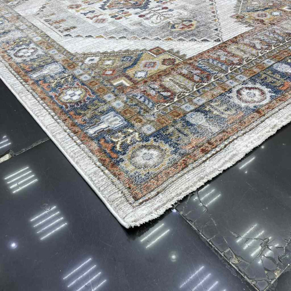 سجاد بوهيمي كريستال تركي OA034A لون بيج بيج مقاس 200*300 سجاد بوهيمي كريستال تركي OA034A لون بيج بيج مقاس 200*300