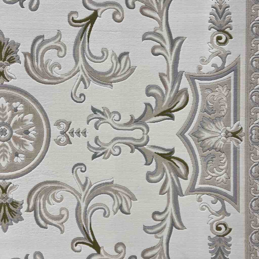 سجاد تركي داليا نقش فرنسي تركي 9769A كريم بيج مقاس 400*500