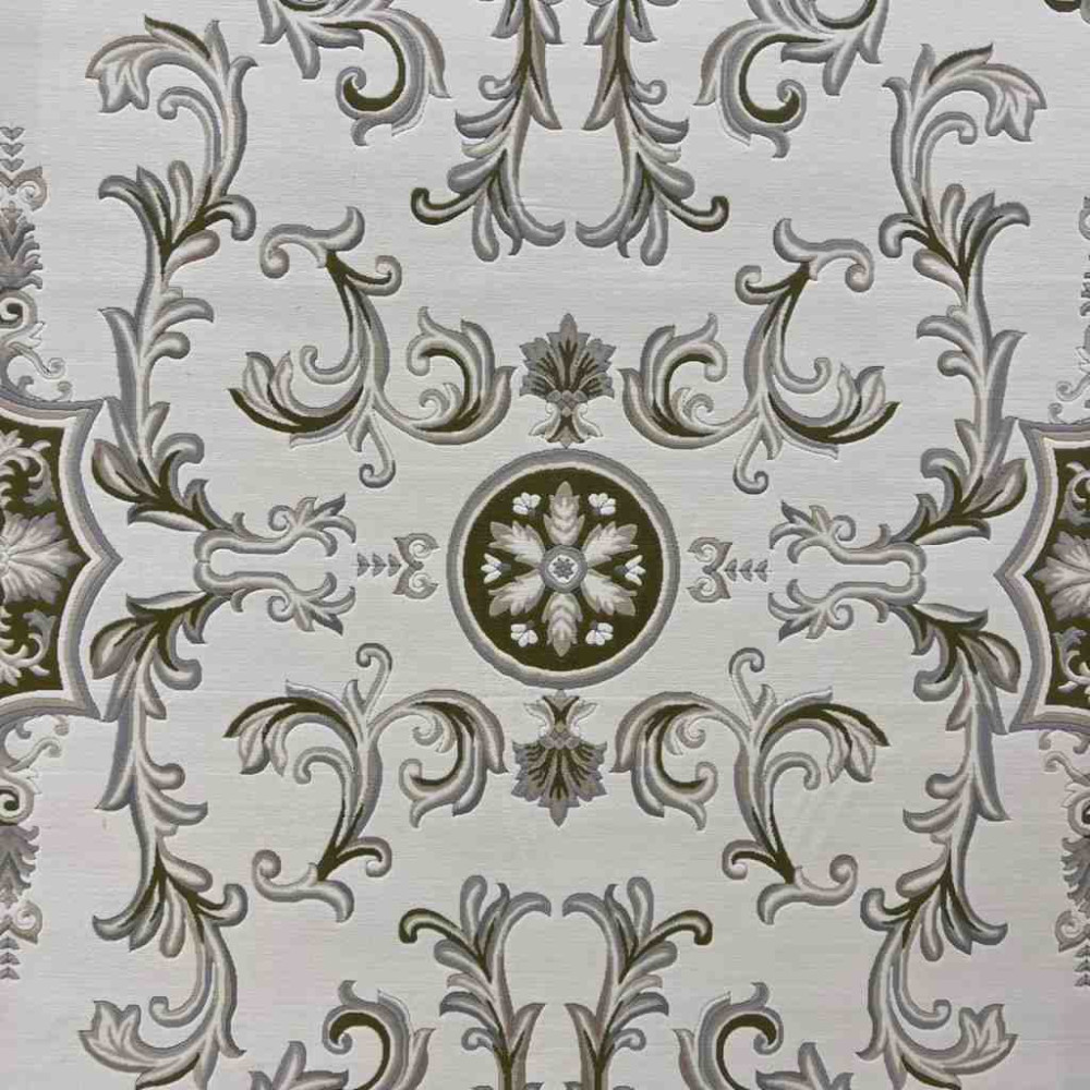 سجاد تركي داليا نقش فرنسي تركي 9769A كريم اخضر مقاس 400*500