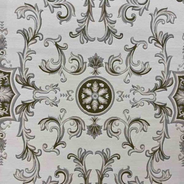 Turkish Dahlia Rug French-Turkish Pattern 9769A Cream green Size 400*500