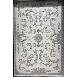 سجاد تركي داليا نقش فرنسي تركي 9769A كريم سيلفر مقاس 400*500