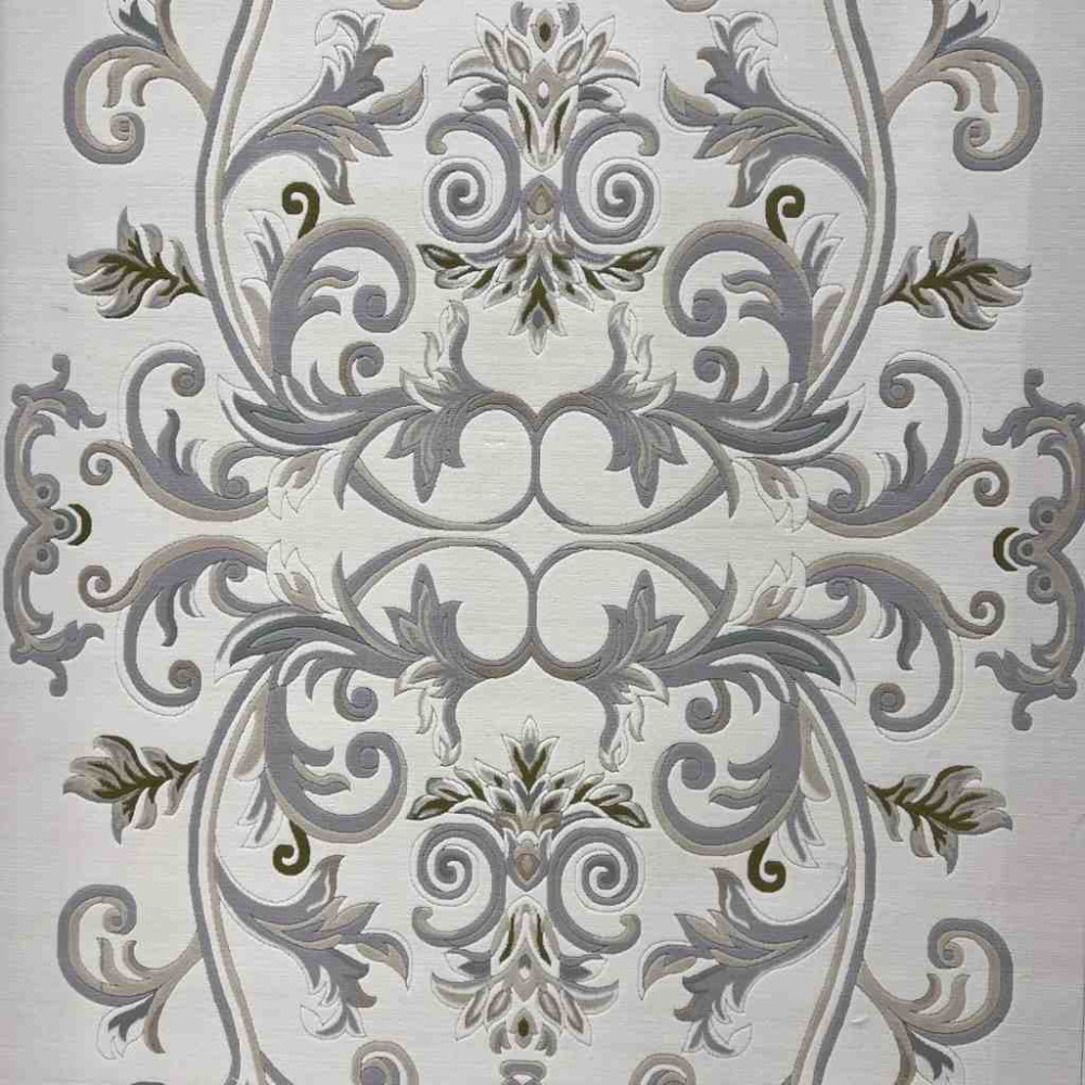سجاد تركي داليا نقش فرنسي تركي 9771A كريم سيلفر مقاس 50*80