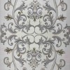 Turkish Dahlia Rug French-Turkish Pattern 9771A Cream Silver Size 100x200