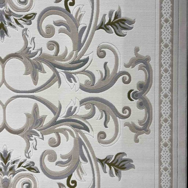 Turkish Dahlia Rug French-Turkish Pattern 9771A Cream beige Size 400*500