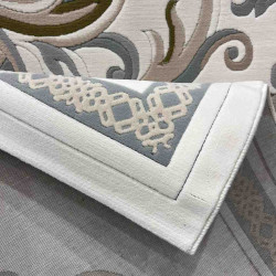 سجاد تركي داليا نقش فرنسي تركي 9771A كريم سماوي مقاس 400*500