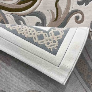 سجاد تركي داليا نقش فرنسي تركي 9771A كريم سماوي مقاس 300*400