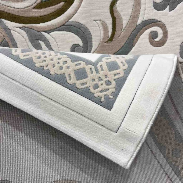 Turkish Dahlia Rug French-Turkish Pattern 9771A Cream blue Size 200*300