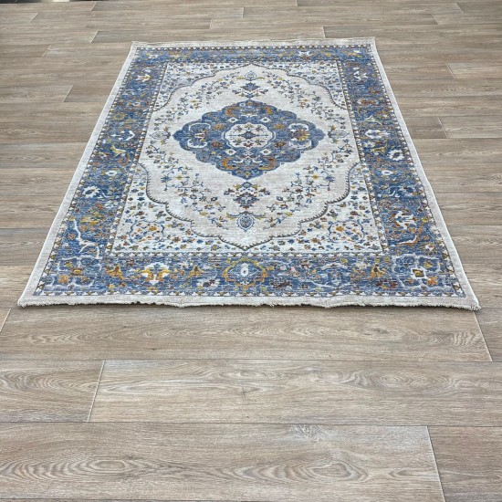 Bulgarian Deluxe Carpet oD489A Beige Size 120*170